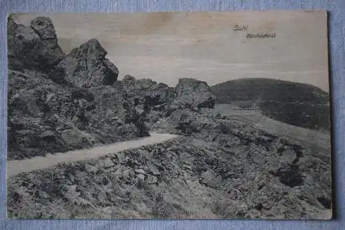 Ak Suhl, Rimbachtal,  1913 gelaufen