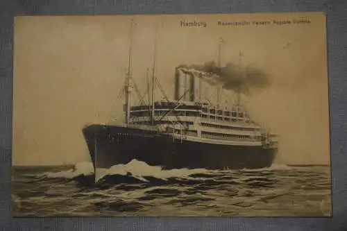 Ak Hamburg Riesendampfer Kaiserin Auguste Victoria,  um 1910 nicht gelaufen