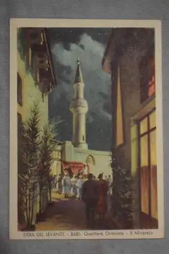 Ak Fiera del Levante Bari : Quartiere Orientale - Il Minerato, 1935 nicht gel.