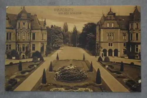 Ak Bückeburg vor dem Schlosse,   1909 gelaufen