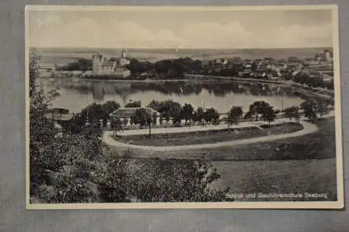 Ak Schloß und Gauführerschule Seeburg, 1938 gelaufen