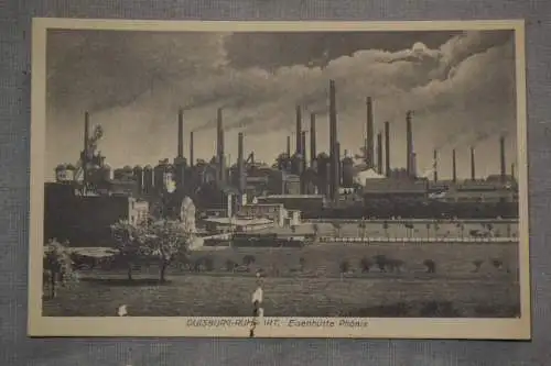 Ak Duisburg Ruhrort, Eisenhütte Phönix,  um 1930 nicht gelaufen