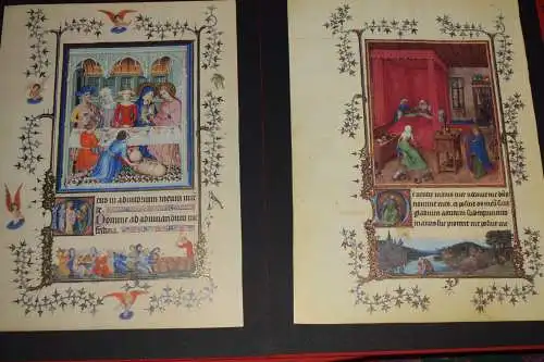 Die Très belles heures von Jean de France, Duc de Berry + Original Faksimileblät