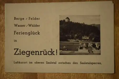 Ak Ferienglück in  Ziegenrück, um 1915 nicht gelaufen