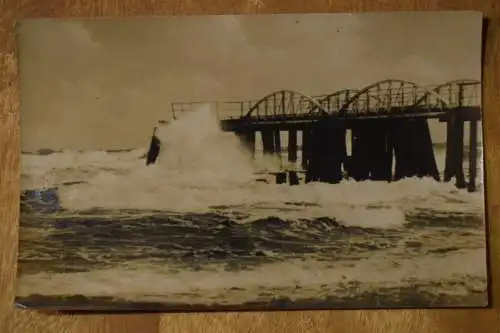 Seebad Bansin, Stürmische See, 1962 nicht gelaufen