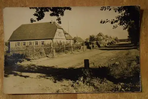 Dorfstraße in Boek am Müritz-See,  1957 nicht  gelaufen