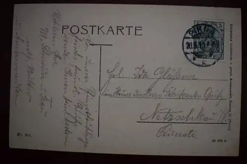 Ak Pillnitz, Partie aus dem Friedrichsgrund, 1910 gelaufen