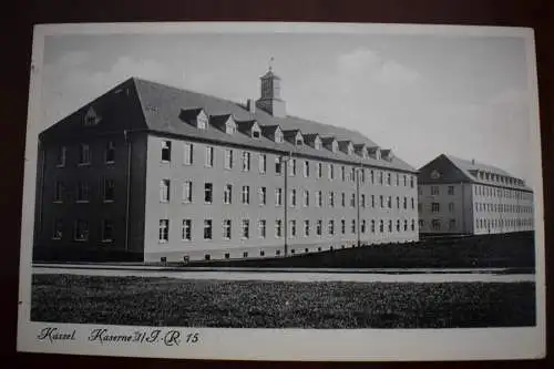 Ak Kassel Kaserne I, I.-R. 15,  1940 gelaufen