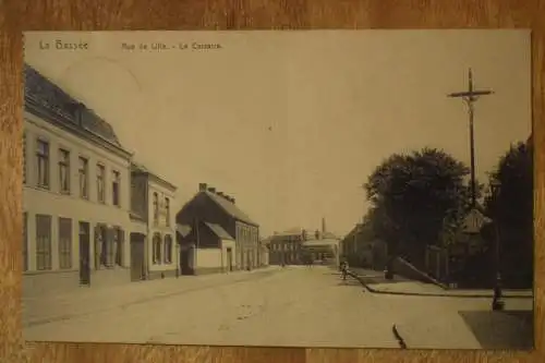Ak La Bassée, rue de Lille. - Le Calvaire,  1915 gelaufen