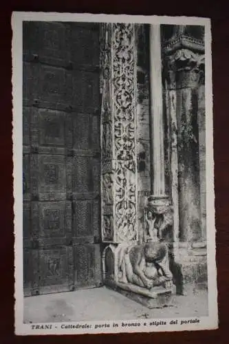 AK Trani  Cattedrale, porta in bronzo e stipite del portale, nicht gelaufen