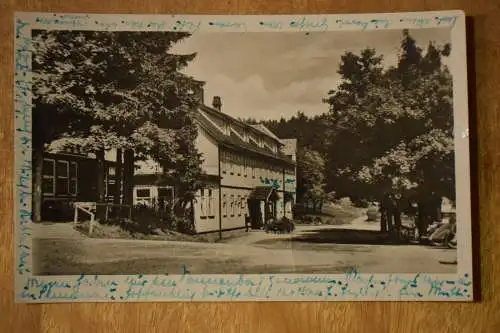 AK Schmücke am Rstg. Thüringen,  1953 gelaufen