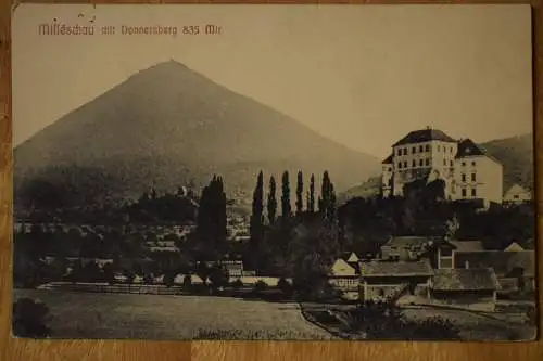 AK Milleschau mit Donnersberg 835 Mtr., um 1900 nicht gelaufen