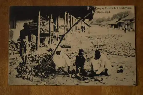AK Tanga, Deutsch Ost-Afrika, Strassenbild,  1911 gelaufen