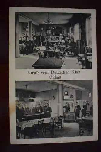Ak Gruß aus dem Deutschen Klub in Malmö, um 1910 nicht gelaufen