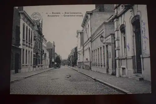 Ak Roulers - Rue Conscience, Feldpost 1914  gelaufen