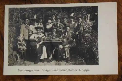 Ak Berchtesgadener Sänger - und Schuhplattler - Gruppe, um 1920 nicht gelaufen