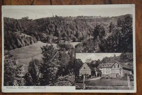 Ak Waldhaus Walkmühle, Mühltal in Thür. Pension Sommerfrische Inh. Fischer 1936