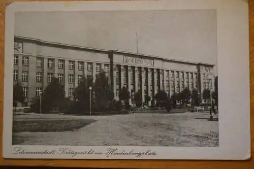 Ak Litzmannstadt, Kreisgericht am Hindenburgplatz, um 1930 nicht gelaufen
