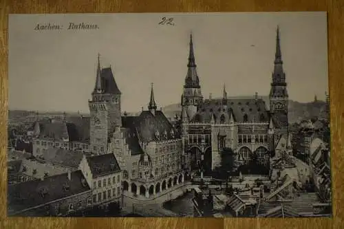 Ak Aachen, Rathaus, um 1910 nicht gelaufen