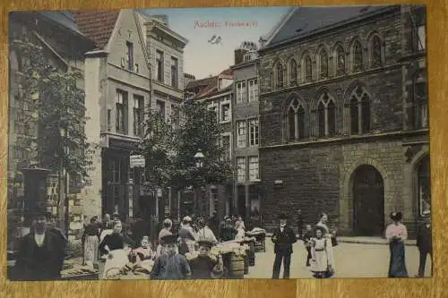 Ak Aachen, Fischmarkt, um 1910 nicht gelaufen