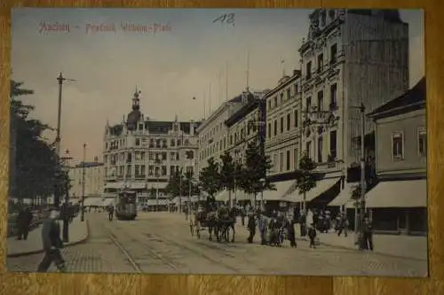 Ak Aachen, Friedrich Wilhelm Platz, um 1910 nicht gelaufen