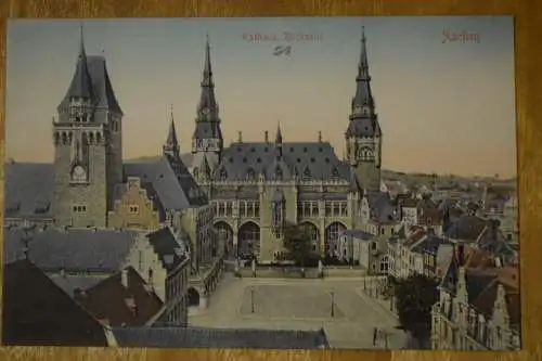 Ak Aachen, Rathaus Rückseite, um 1910 nicht gelaufen