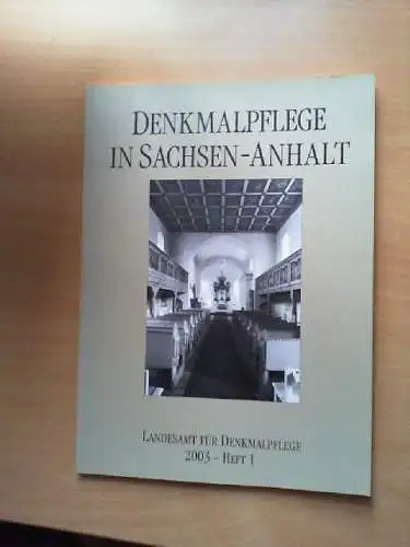 Denkmalpflege in Sachsen-Anhalt;Heft 1
