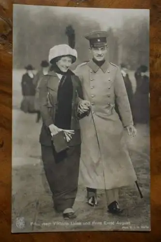 Ak Prinzessin Viktoria Luise und Prinz Ernst August, 1913 gelaufen