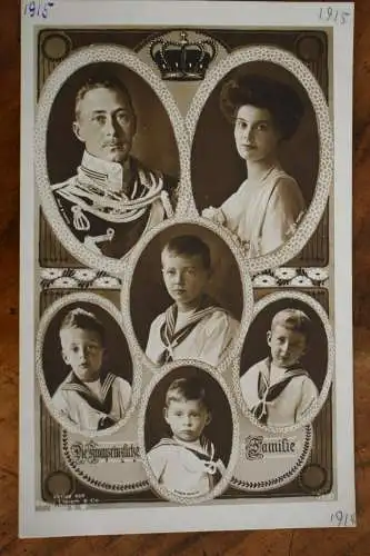 Ak Die Kronprinzliche Familie,  um 1915 nicht gelaufen