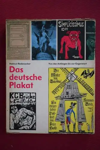 das deutsche Plakat, Von den Anfängen bis zur Gegenwart, Hellmut Rademacher
