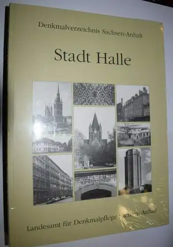 Buch Denkmalverzeichnis Sachsen-Anhalt, Stadt Halle, original eingeschweißt, TOP