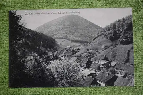 Ak Zorge i. Harz vom Glockenhaus und Gr. Staufenberg , 1925 gelaufen
