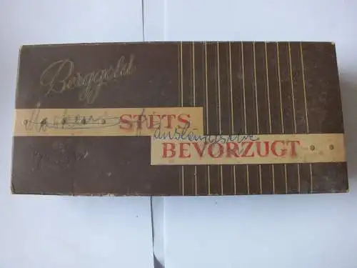 Berggold stets bevorzugt, VEB Schokoladenfabrik Berggold, Pössneck / Thür.