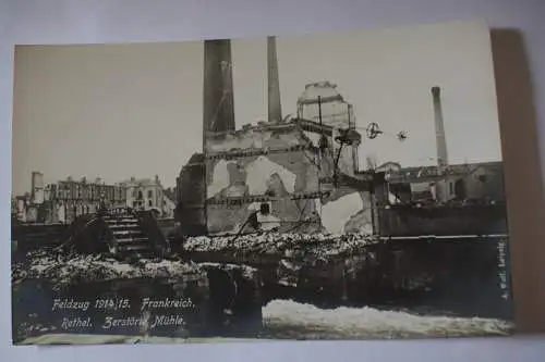 Ak Rethel, Zerstörte Mühle, Feldzug 1914/15 Frankreich, nicht gelaufen