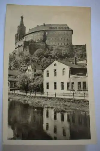Ak Weida, Osterburg, 1954 gelaufen