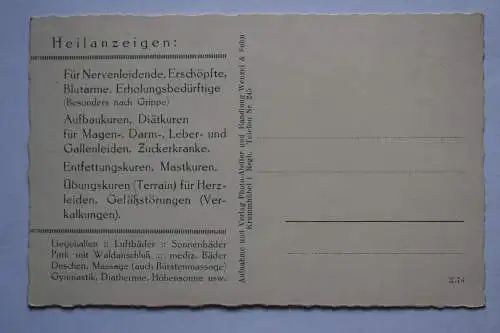 Ak Dr. Ziegenroth´s Sanatorium, Kurpension Lindenhaus, Krummhübel, um 1940