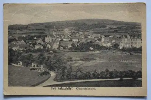 Ak Bad Salzschlirf, Gesamtansicht, 1920 gelaufen