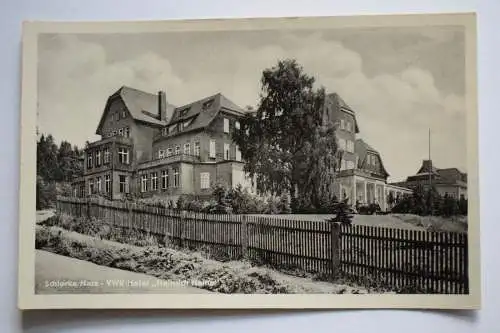 Ak Schierke, VWR Hotel Heinrich Heine, 1954 nicht gelaufen, Verlag Lederbogen