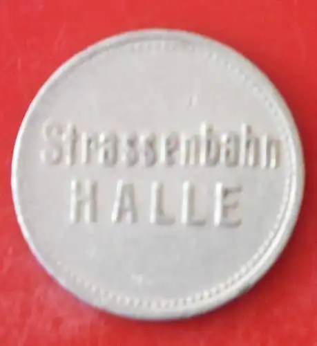 Halle, Kinder - Marke, Halle, Strassenbahn, Straßenbahn, sehr selten! 2,1cm