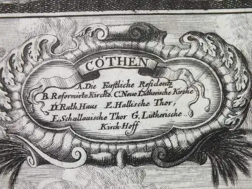 Nienburg / Köthen Johann Christian Bekmann 1641-1717 aus Bekmanns Chronik 1701