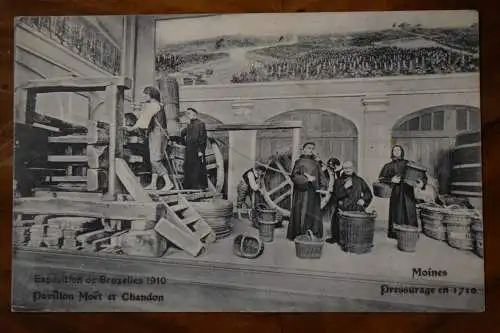Ak Exposition de Bruxelles, Pavillon Moet et Chandon, um  1917 gelaufen