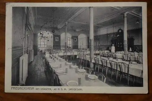 Ak Friedrichsheim bei Kandern, Speisesaal, um  1926 gelaufen