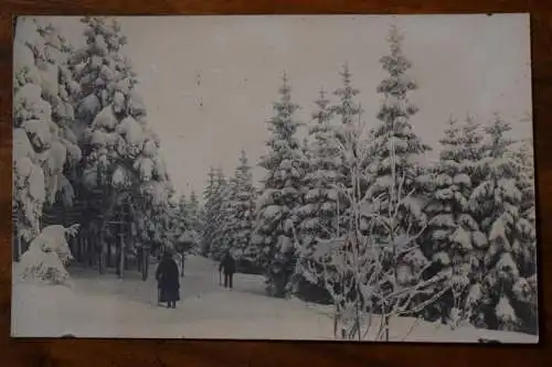 Ak Winterbilder vom Tannenberg, Bergrestaurant Tannenberg, 10.02.1924 nicht gel.