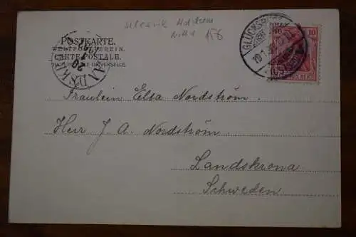 Ak Glücksburg, Pensionat Glücksburg, 1903 gelaufen
