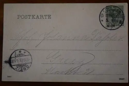 Ak Schmölln, Obere Sprottenpartie, 1903 gelaufen