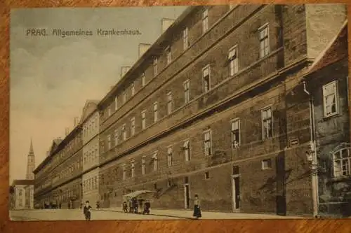 Ak Prag, Allgemeines Krankenhaus, 1913 gelaufen