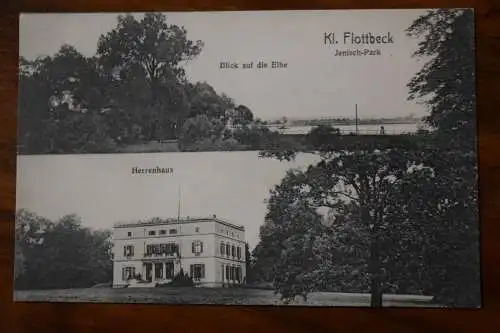Ak Kl. Flotbeck, Jenisch-Park, Blick auf die Elbe, Herrenhaus, um 1911 gelaufen