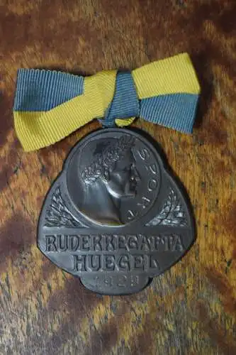 Medaille Sport Ruderregatta Huegel 1929