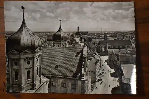 Ak Augsburg Blick v. Perlachturm auf die Stadt, um 1940 nicht gelaufen
