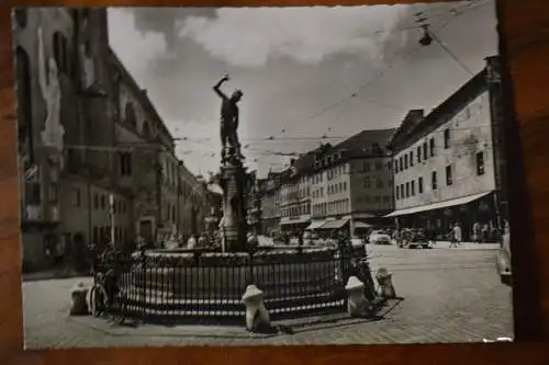 Ak Augsburg, Merkurbrunnen, um 1940 nicht gelaufen